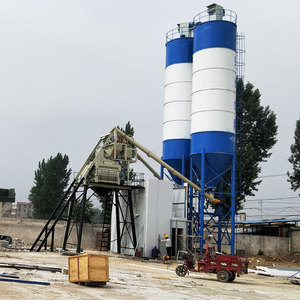 Bê tông di động công cụ xây dựng bê tông thiết bị 50m ³ xi măng trạm trộn trạm với bê tông điện trowel - Product Image 4