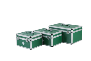 Caja de aluminio para botiquín de primeros auxilios, con herrajes metálicos - Product Image 5