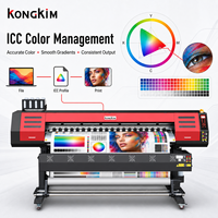 Impresora Eco Solvente de Alta Precisión Kongkim 1.3m Dual I3200 para Vinilos y Señalización