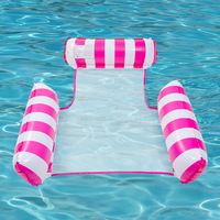 Fauteuil flottant gonflable à trois tubes pour piscine et fêtes aquatiques, succès transfrontalier