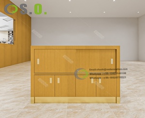 Présentoir de vente au détail de vitrine de bijoux en verre entièrement assemblé moderne de luxe pour la vitrine de magasin - Product Image 4