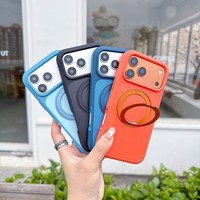 Coque de téléphone hybride robuste 3-en-1 avec béquille magnétique pour iPhone 18 Pro, accessoires de téléphone robustes pour iPhone 17, 16, 15, 14, 13