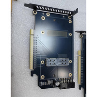 Nouvelle carte adaptateur SXM2 vers PCIe avec double alimentation 8 broches, compatible avec les GPU P100 V100 SXM2 300W, prise en charge du refroidissement liquide