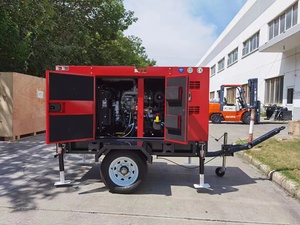 ชุดเครื่องกำเนิดไฟฟ้าดีเซลมือถือ24kW 30kva แบบสแตนด์บายได้ฟรีพร้อมรถพ่วงโดย Yuchai 4D24TG2 /a - Product Image 3