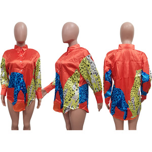 Los Mejores Productos Nuevos: Blusas y Camisas de Mujer con Estampado de Leopardo, Manga Larga, Botones, Estilo Casual para Salir - Product Image 4