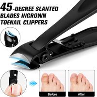 Ensemble de coupe-ongles Longhui Premium pour ongles épais et durs, coupe-ongles diagonaux, ensemble multifonctionnel 6 en 1, ensemble de manucure en stock