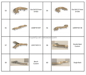Banc d'extérieur en bois, meubles urbains, Design moderne, sièges de jardin, en forme de Triangle, véhicule tout-terrain, 1 pièce - Product Image 3
