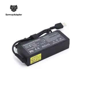 Adaptor laptop universal 90w, usb dc port 90w 24v 20v 4.5a notebook ac adaptor pabrik untuk lenovo dc