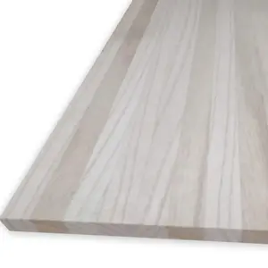 Environmentally Friendly Industrial Natural Wood Solid Paulownia Wood