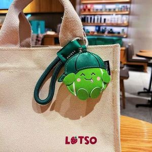 Porte-clés en cuir PU pour raquette de badminton, tennis de table, ou raquette de tennis, motif dessin animé mignon, durable et personnalisable, idéal comme cadeau - Product Image 5