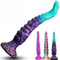34,8 cm Großer Monster-Dildo, Anales Spielzeug, Fantasy-Tentakel-Dildo, Prostata-Massagegerät, Erwachsenen-Spielzeug für Männer und Frauen, G-Punkt und Klitoris-Stimulator