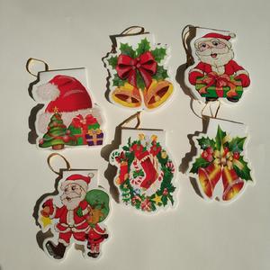 Carte d'invitation <span class=keywords><strong>Message</strong></span> de noël, en forme de sapin de noël, 1 pièce, carte de vœux Design Unique - Product Image 3