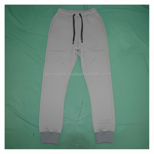 Unisex Fleece <b>Jogger</b> Pants Casual Cotton <b>Nylon</b> Leather Fabric Fashionable Plain Dyed <b>Joggers</b> Adults Winter Stylish Pattern - Product Image 1