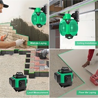 Niveau Laser Vert 4D 16 Lignes Multifonctionnel Grade DIY 360, Livraison Directe, ENTREPÔT LOCAL UE