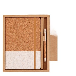 Promotion en gros : Agenda professionnel A5 en PU avec bande élastique, style couverture rigide, logo personnalisé, carnet à reliure thermique - Product Image 6