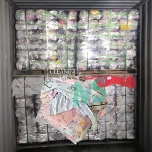Trapos de Algodón Reciclado para Limpieza, Trapos Absorbentes de Algodón de Color Claro - Product Image 1