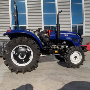 Tracteur agricole bleu 60HP 4x4 avec transmission par engrenages et moteur haute productivité pour usage agricole - Product Image 3
