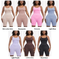 Body sculptant sans couture en nylon pour femme, corset amincissant une pièce, gaine post-partum pour le contrôle du ventre et la compression de la taille