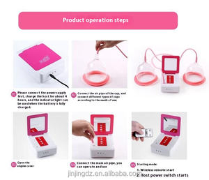 <span class=keywords><strong>Masseur</strong></span> de poitrine électrique rechargeable sans fil <span class=keywords><strong>Masseur</strong></span> de poitrine vibrant et chauffant pour la lactation - Product Image 3