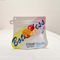 Sacs d'emballage personnalisés avec logo, fermeture éclair de forme spéciale et unique, sacs d'emballage pour aliments et en-cas découpés à la forme irrégulière