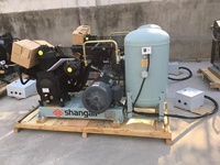 Compresseur d'air à double piston 15kw, pompe 30 bars, livraison gratuite