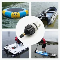Nouveau kit d'adaptateurs de valve d'air en plastique modèle 241119 pour paddleboard, kayak, pompe à air gonflable, tente, buse d'air multifonction