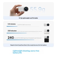 Caméra d'action portable 8K AI avec puce 4nm, commande vocale intelligente, étanche, mini caméscope sportif pour le vlogging