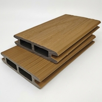 Panneau mural en WPC co-extrudé 90 mm ignifuge, imperméable, insonorisant, revêtement en bois grainé B1 intérieur extérieur