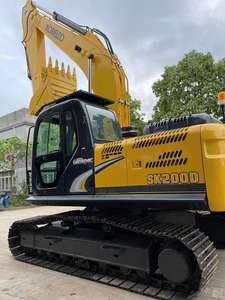 Usado barato Kobelco SK200D excavadora de orugas/Japón original 20 toneladas excavadora de orugas precio bajo para la venta - Product Image 5