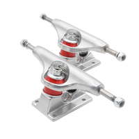 WOODSEN Pro Quality Gravity Casting Aluminium Alloy 5.25inch Double Rocker Skateboard Trucks Chromoly Steel Axle 85A Skateboard
