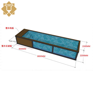 <span class=keywords><strong>Casa</strong></span> Contenedor <span class=keywords><strong>con</strong></span> Piscina de Vidrio de 30ft/40ft, Estructura de Acero Inteligente, Sistema de Filtrado y Tecnología de Purificación de Agua, Diseño Contemporáneo - Product Image 2