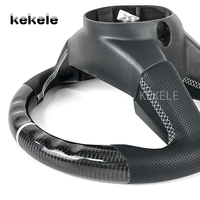 Accessoires de voiture pour Dodge Challenger 2008 2009 2010 Volant de voiture personnalisé en fibre de carbone pour Chrysler 300C 2007