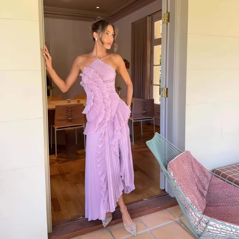 Chiffon Purple Dress China Trade,Buy China Direct From Chiffon - Main Image