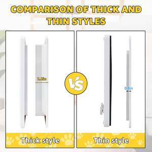 Vente en gros OEM 4 voies verrouillage magnétique chatière pour maison villa appartement intérieur économie d'énergie personnalisable automatique rabat pour animaux de compagnie - Product Image 2