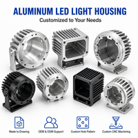 Boîtier LED en aluminium CNC de précision sur mesure pour module d'éclairage, refroidissement électronique et équipement industriel