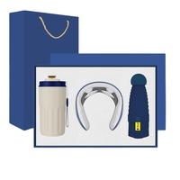 Ensembles de cadeaux de bureau et d'affaires de luxe comprenant une tasse à café masseur de cou Mag Safe Power Bank & Umbrella Smart Products