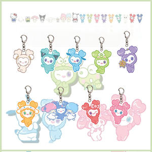 Porte-clés pendentif en acrylique motif dessin animé Twice Stray Kids - Étanche, personnalisable, haute qualité, tendance créative - Product Image 6