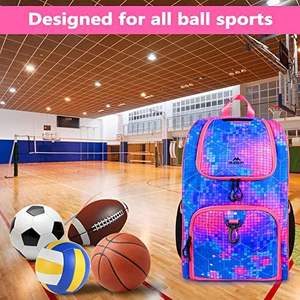 Mochila de baloncesto personalizada con muestra gratis, mochila escolar, mochila impermeable de viaje con logotipo, mochila impresa de baloncesto - Product Image 3