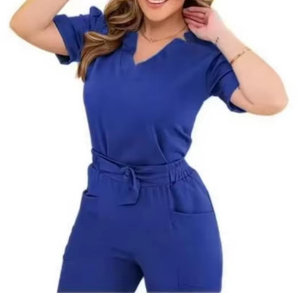 Custom Unisex Stylish Nursing Uniform Hospital <b>Scrub</b> Suit Dental Clinic Beauty Spa Medical <b>Scrubs</b> <b>Set</b> Woven - Product Image 3