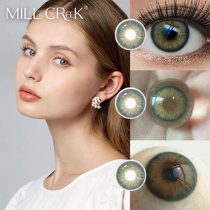 Lenti a Contatto Colorate Haipurecon Nuove e Trendy, Colori Personalizzabili, Sicure e Morbide per il Trucco, Confezione da Due Pezzi, Tipo Naturale - Product Image 2