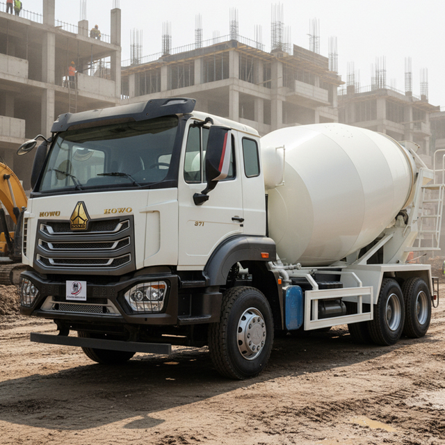 SINOTRUK HOWO Bulk Cement Powder Transport Truck 10 Cbm 4 Cubic Meters Euro2-6 Emission Left Hand Drive Manual Transmission 1