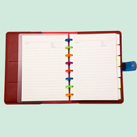 RINGNOTE Papier pour carnet à spirale, résistant aux bavures d'encre, 100 g/m², lignes vierges, grille de points, recharges pour journal A5, inserts pour agenda, recharges UV