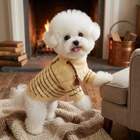 Nouveau pull épais et chaud pour chien, collection automne/hiver, avec tresses ludiques et tricot torsadé, vêtements pour animaux de compagnie