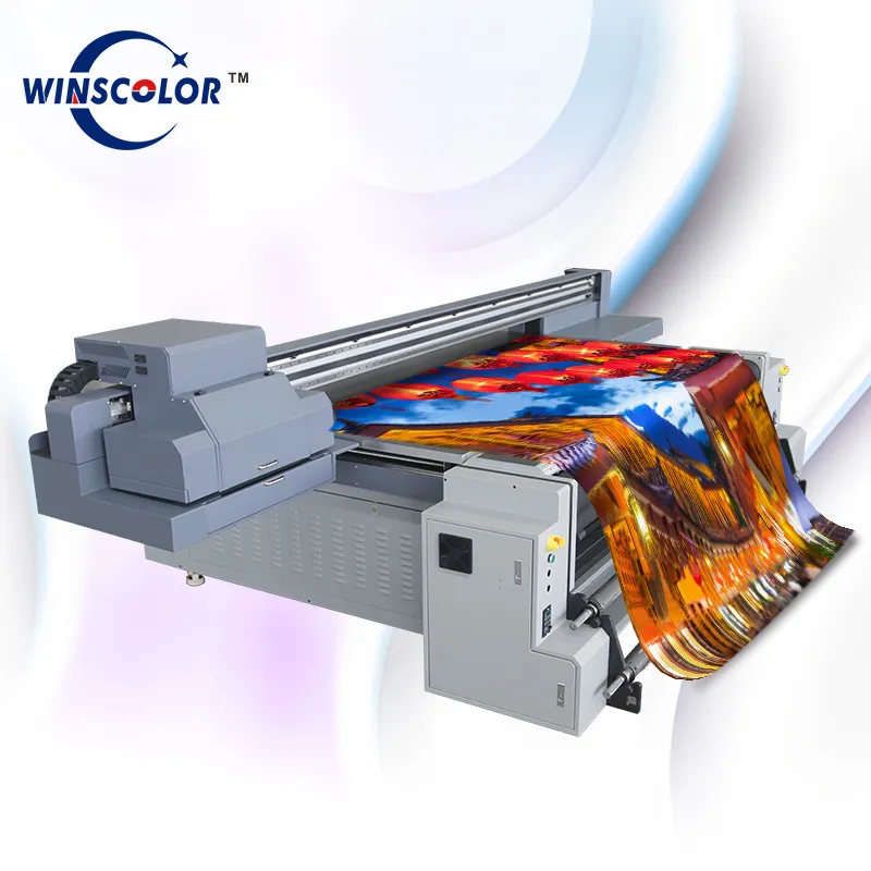 Goede Prijs Digitale Uv Printer Hybrid Roller Printer Plastic Printing Foto 'S Machine