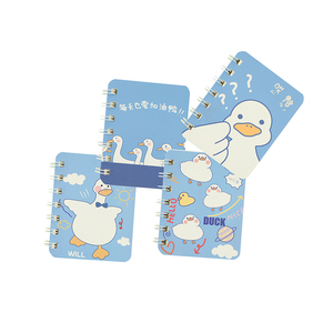 A7 1C/1C Thẻ trắng vịt gỗ miễn phí giấy nhỏ dễ thương Nhật ký Tạp Chí kế hoạch in ấn tùy chỉnh Cuốn sách tập thể dục cho các trường học - Product Image 3