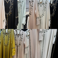 Robe Kaftan Élégante pour Femme, Fluide, Longue, Manches Longues, Modeste, pour Fête de l'Aïd, Vente en Gros, Fournisseur de Mode Boutique