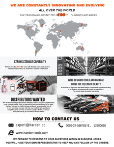 Outils de coupe de précision professionnels HARDEN, jeu de tarauds et filières en acier allié 40 pièces - Product Image 6