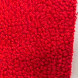 Tissu en sherpa de mouton chaud en polyester 100% 288GSM, tricot berbère anti-boulochage, vente en gros d'usine, pour sweat-shirt, manteau, couverture - Product Image 5