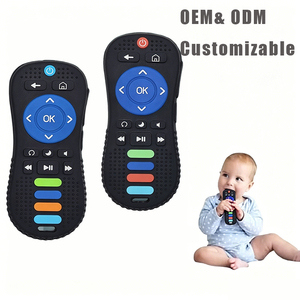 Cadeau pour bébé, jouet <span class=keywords><strong>de</strong></span> <span class=keywords><strong>dentition</strong></span> en silicone souple avec télécommande <span class=keywords><strong>de</strong></span> télévision, jouets <span class=keywords><strong>de</strong></span> <span class=keywords><strong>dentition</strong></span> pour bébés plus jeunes - Product Image 1
