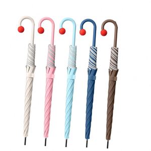 Nuevo Paraguas con Diseño de Nariz, Minimalista, de Color Sólido, con Eje Largo y Aspecto Elegante, Estilo Artístico y Fresco, Ideal para Regalo - Product Image 1